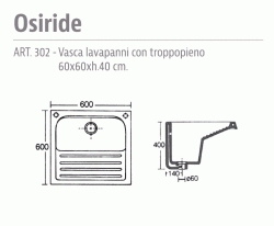 LAVATOIO CON ASSE AFFATATO